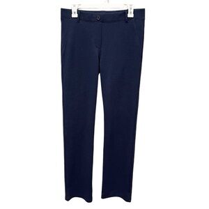 Betabrand Pants Women's Medium Classic Dress Pant Yoga Pant Straight Leg Navy